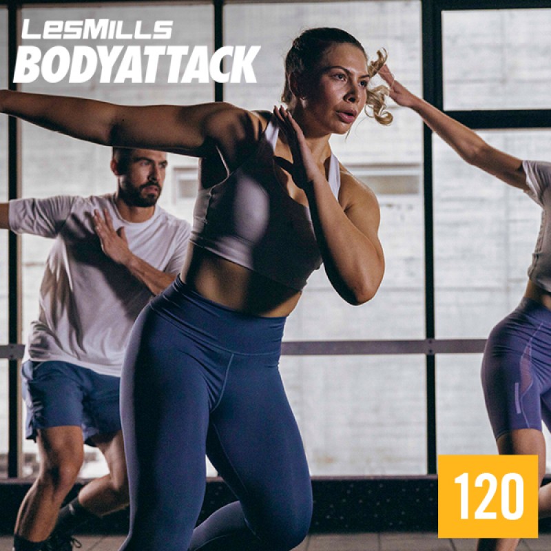 Hot Sale LesMills Q2 2023 BODY ATTACK 120 releases New Release DVD, CD & Notes